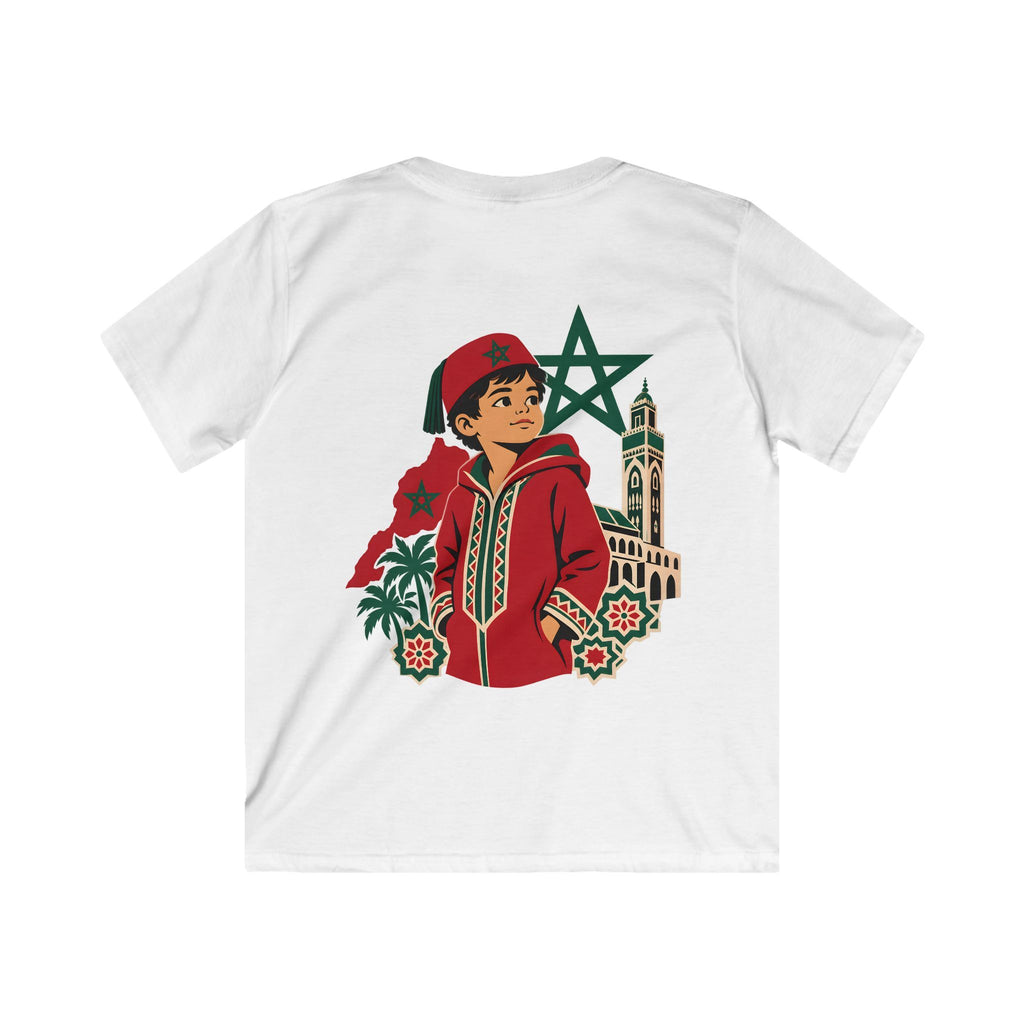 T-shirt enfant marocain — Illustration Casablanca 212
