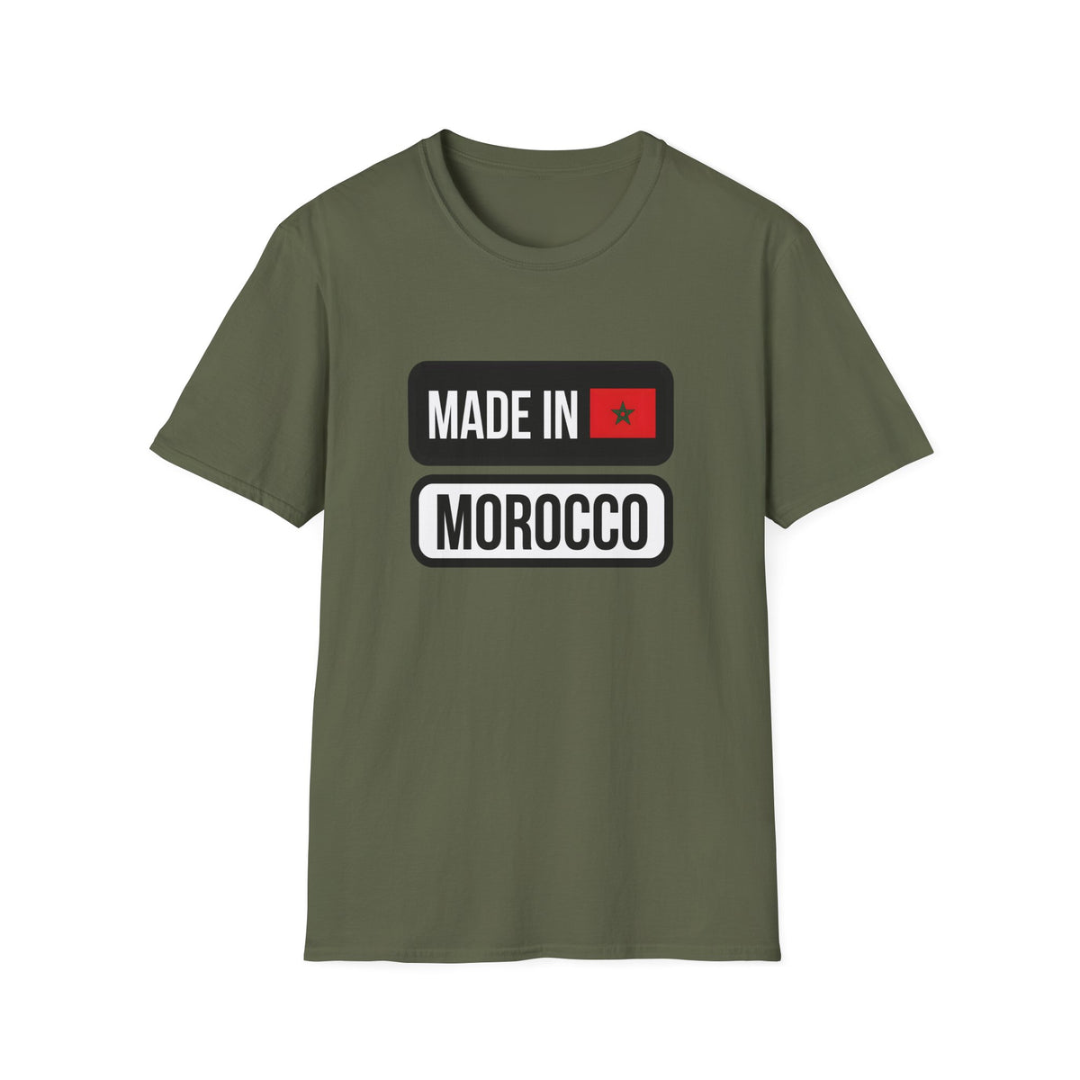 T-shirt « Made in Morocco » — motif N’Moutou Bel 3in, fierté marocaine - LUMÏA