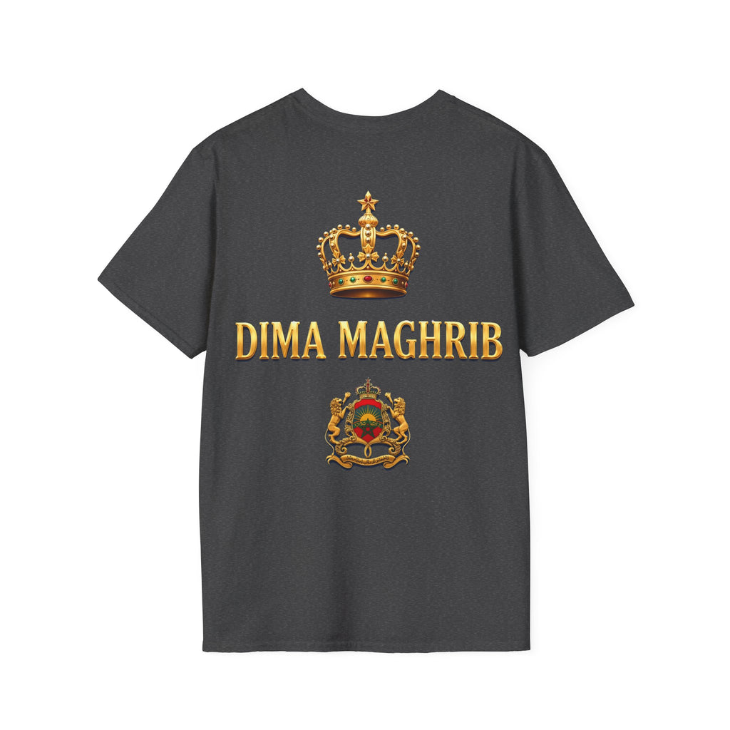 Morocco Coat of Arms Chest Emblem T-Shirt — Moroccan Crest Tee - LUMÏA