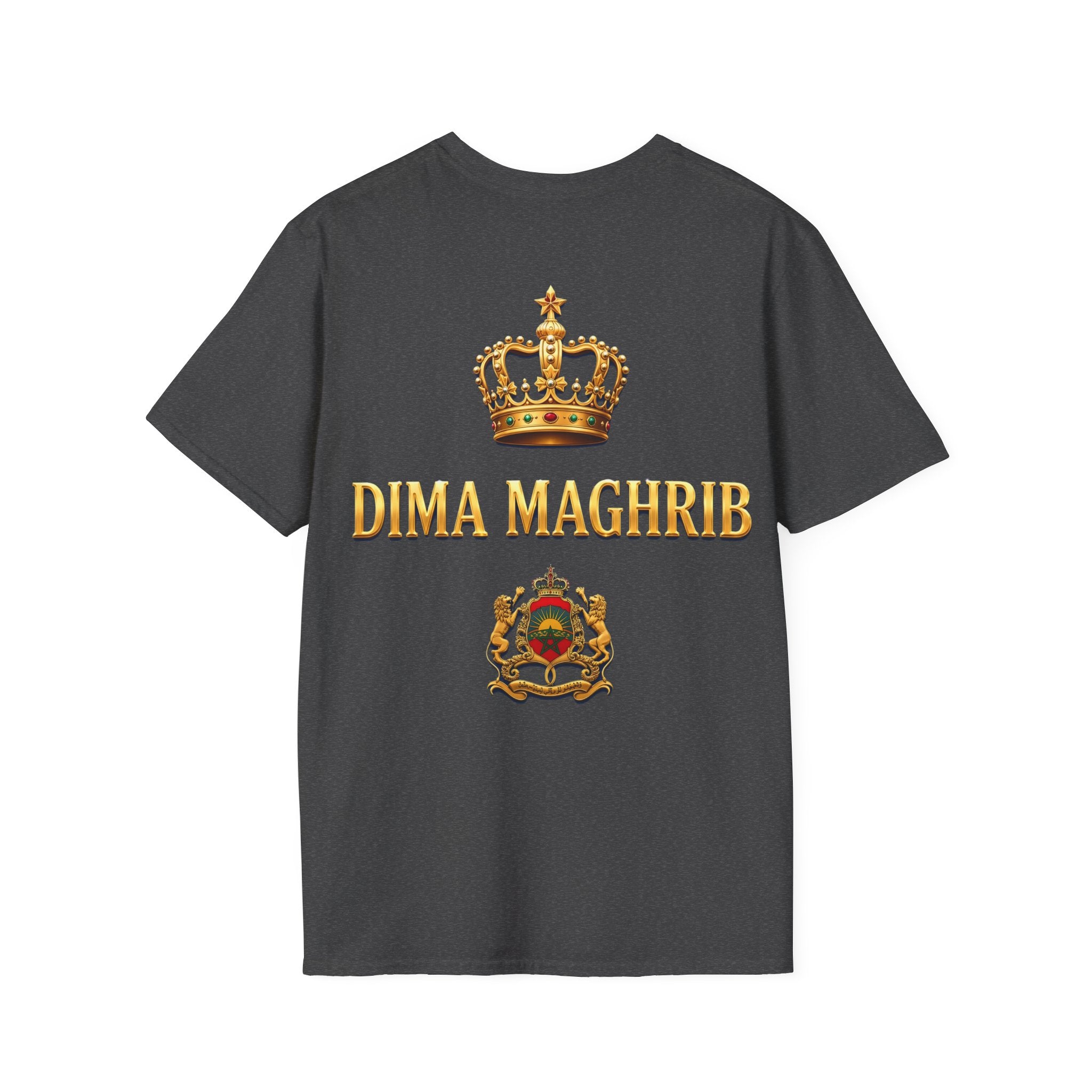 Morocco Coat of Arms Chest Emblem T-Shirt — Moroccan Crest Tee - LUMÏA