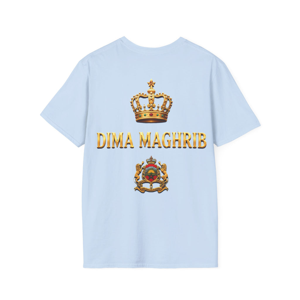 Morocco Coat of Arms Chest Emblem T-Shirt — Moroccan Crest Tee - LUMÏA