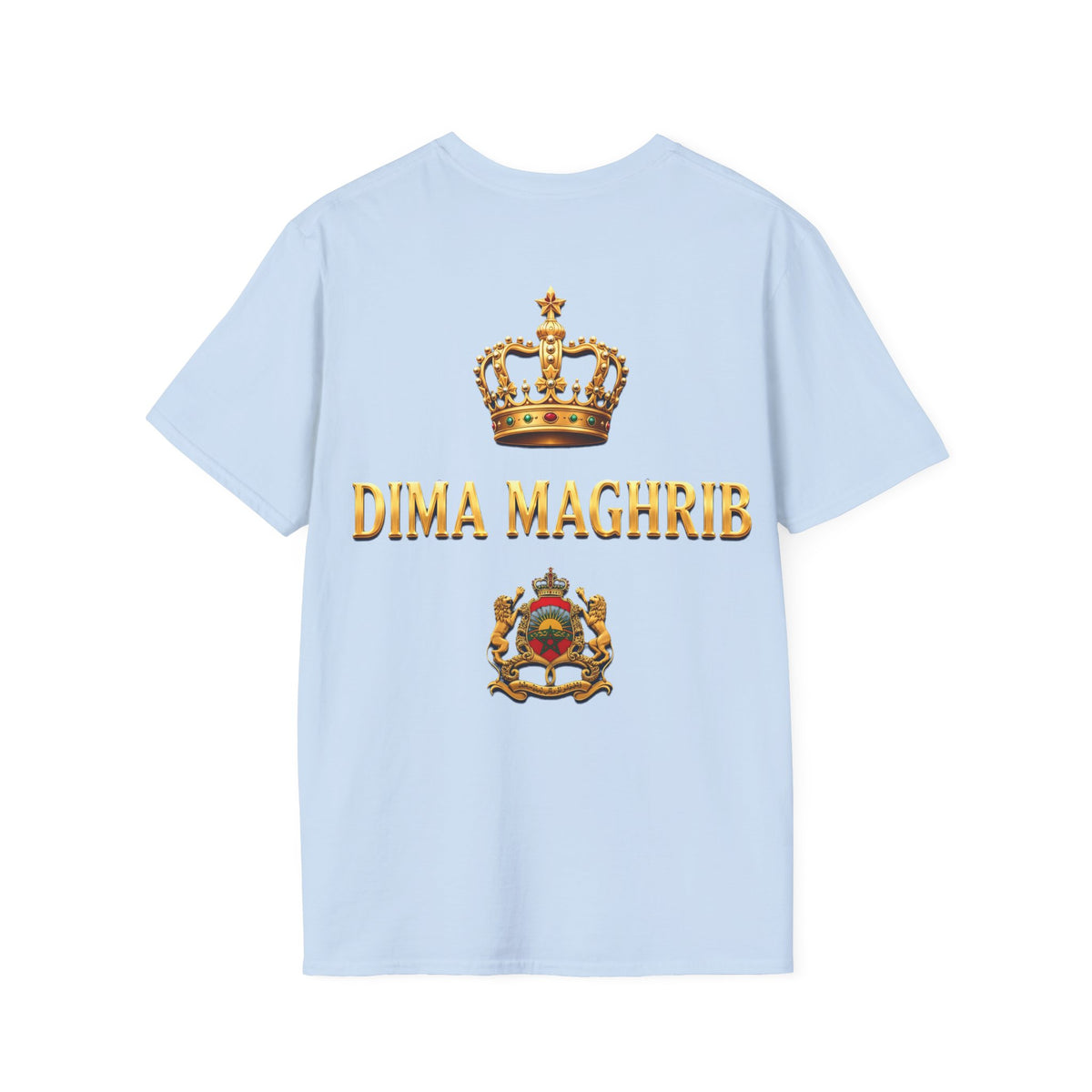 Morocco Coat of Arms Chest Emblem T-Shirt — Moroccan Crest Tee - LUMÏA