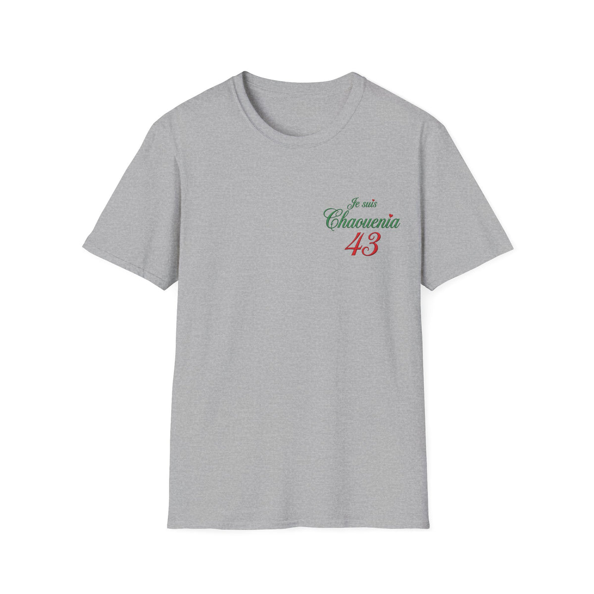 T-Shirt « Je suis Chaouenia 43 » — Tee Casual Français-Arabe LUMÏA - LUMÏA
