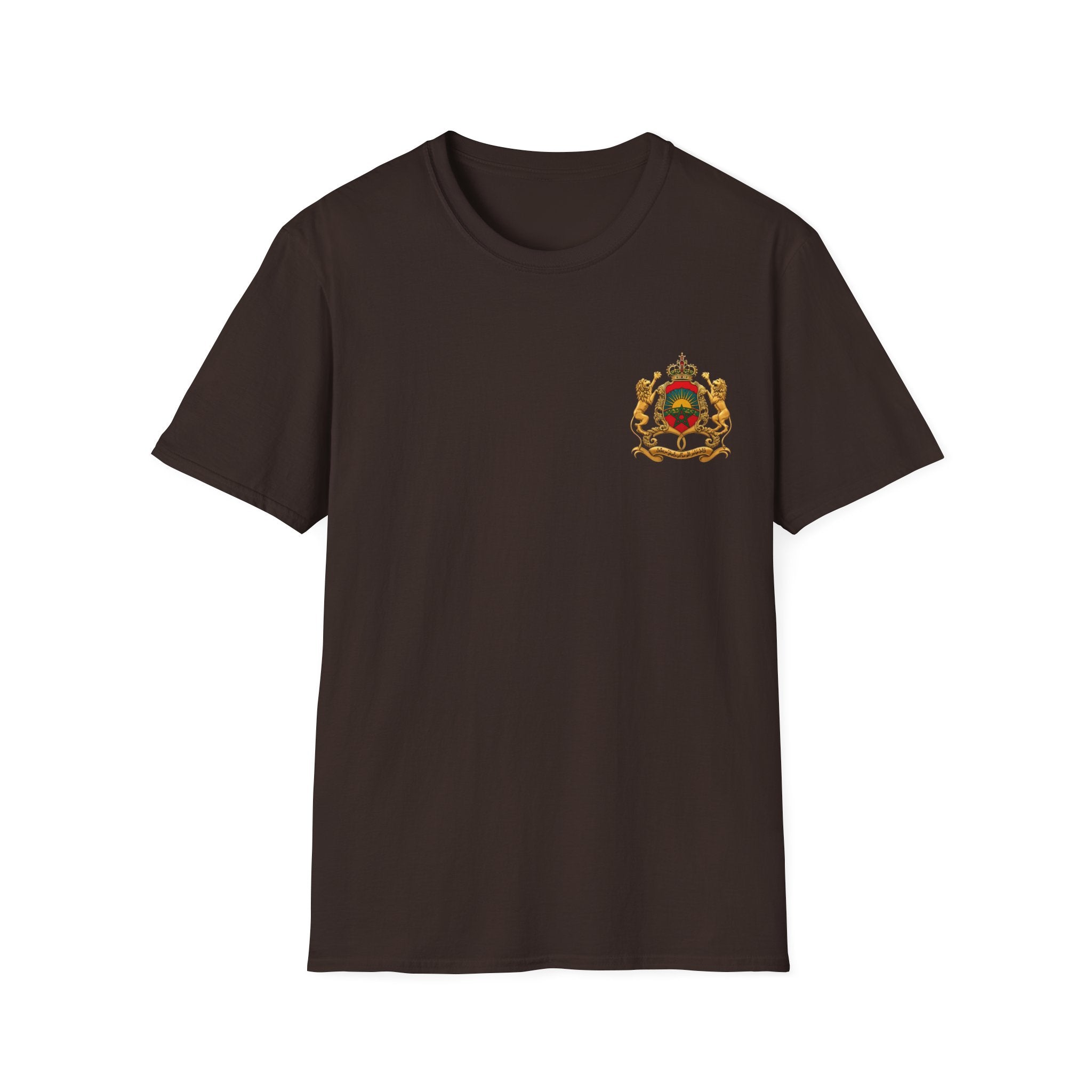 Vintage Heraldic Crest T-Shirt — Royal Coat of Arms Pocket Tee