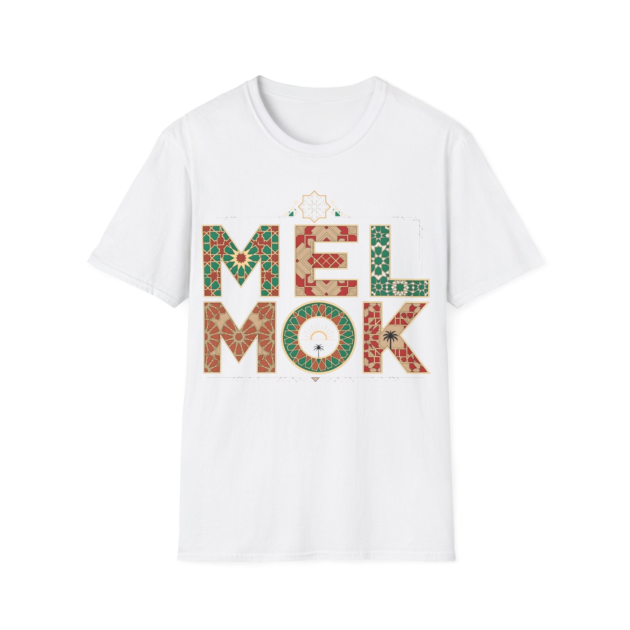 Melbourne Mosaic T-Shirt — Geometric Floral City Design