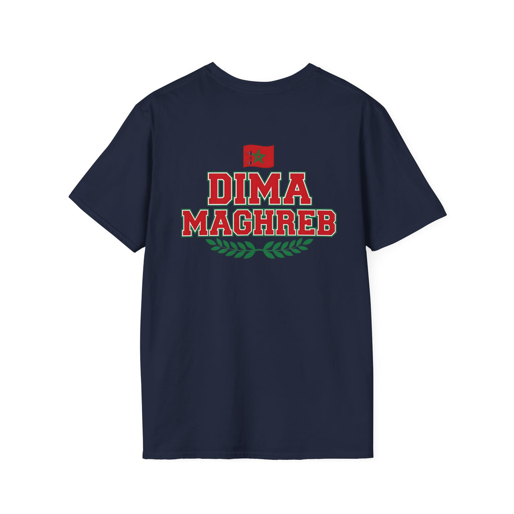 T-Shirt Logo Cœur Dima Maghrib — Fierté Nord-Africaine Casual - LUMÏA