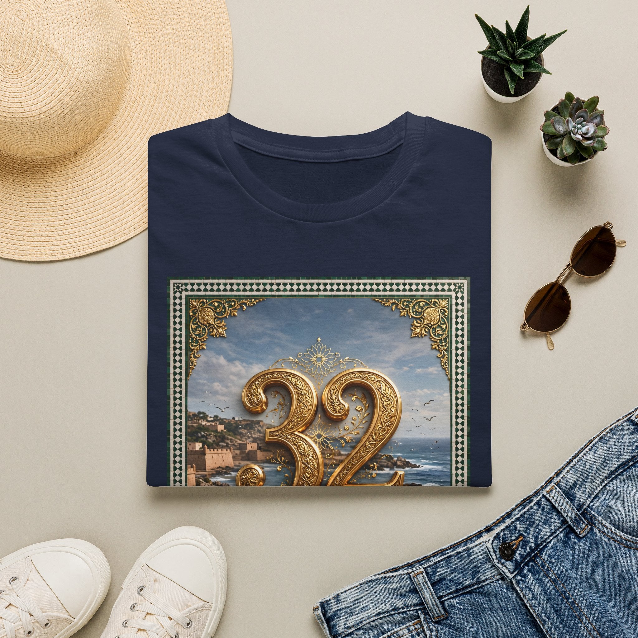 32 Escovinna Vintage Coastal T-Shirt - LUMÏA