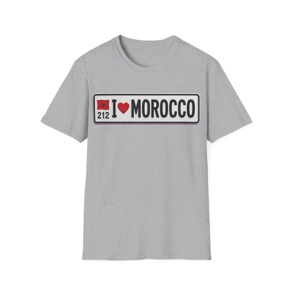 I  Morocco T-Shirt — Passport Plate Travel Tee