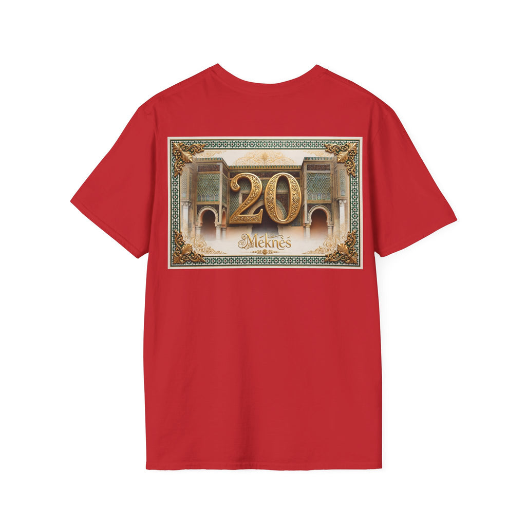 20th Birthday Moroccan Palace T-Shirt — Gold Zellige Anniversary Graphic Tee - LUMÏA
