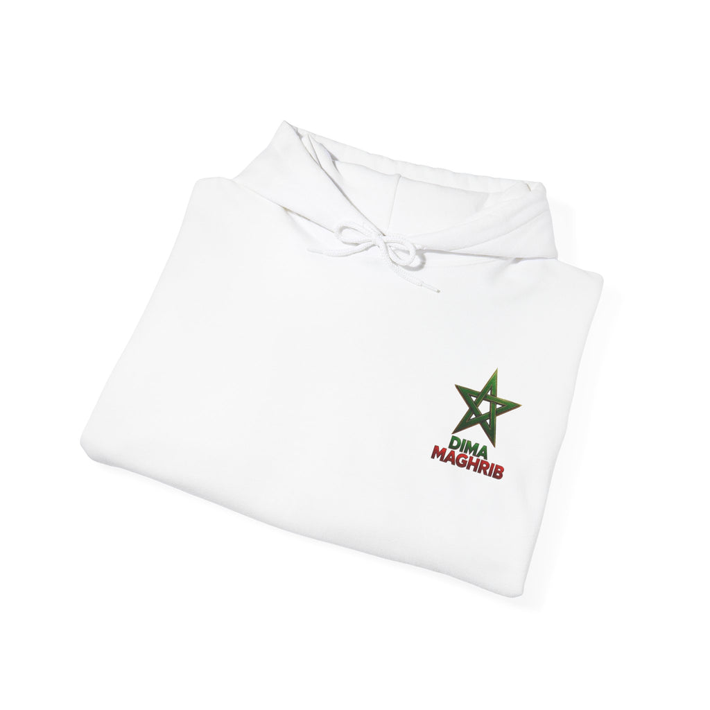 Dima Maghrib Star Hoodie – Moroccan Pride Graphic Pullover - LUMÏA