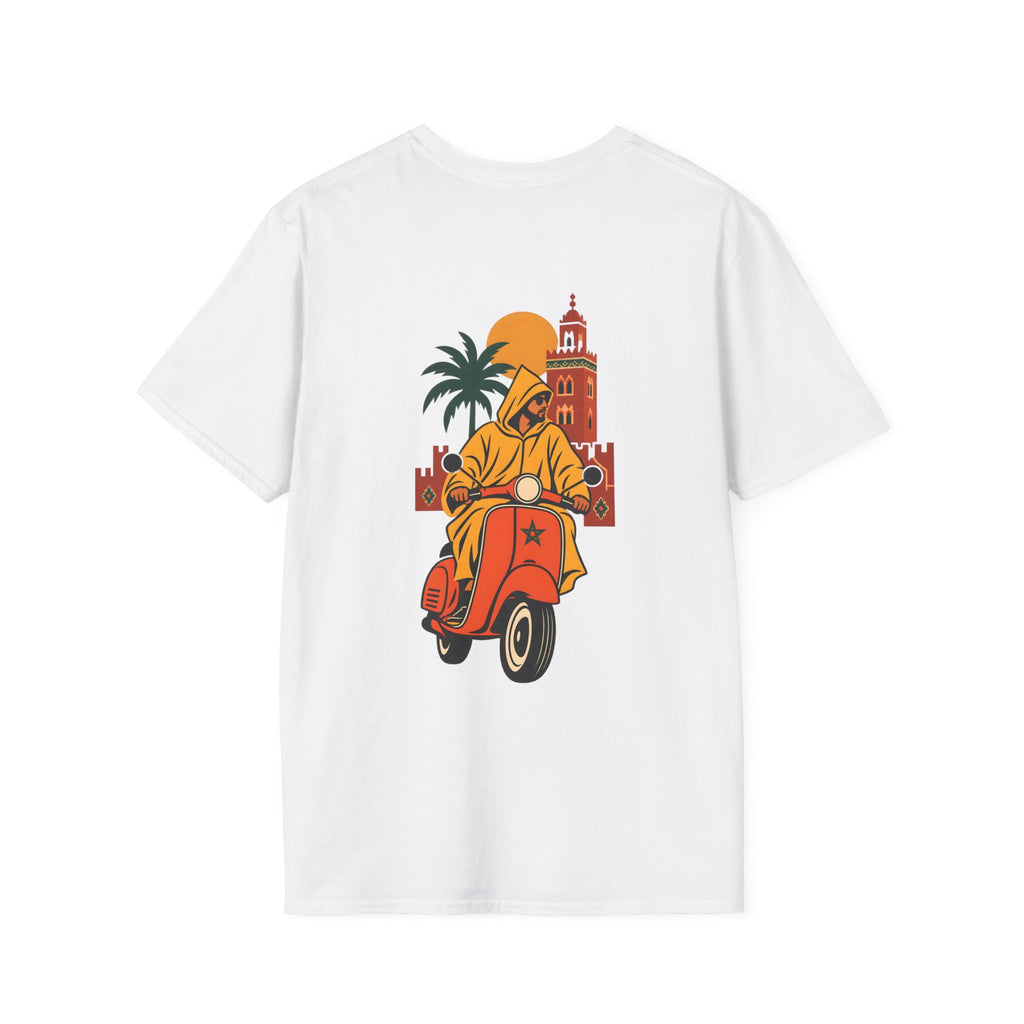 T-shirt Made in Morocco — Écusson drapeau marocain