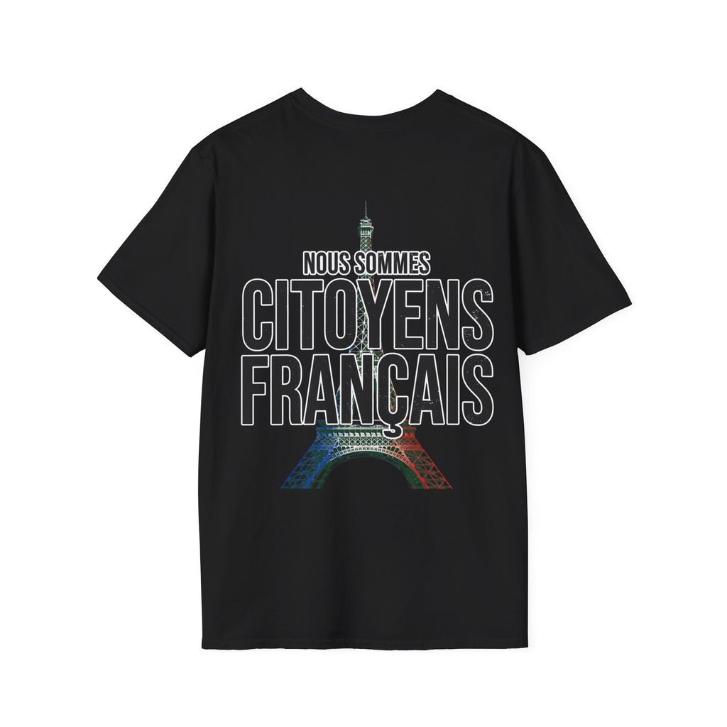 T-shirt graphique — Marianne française « Touche pas à ma religion »
