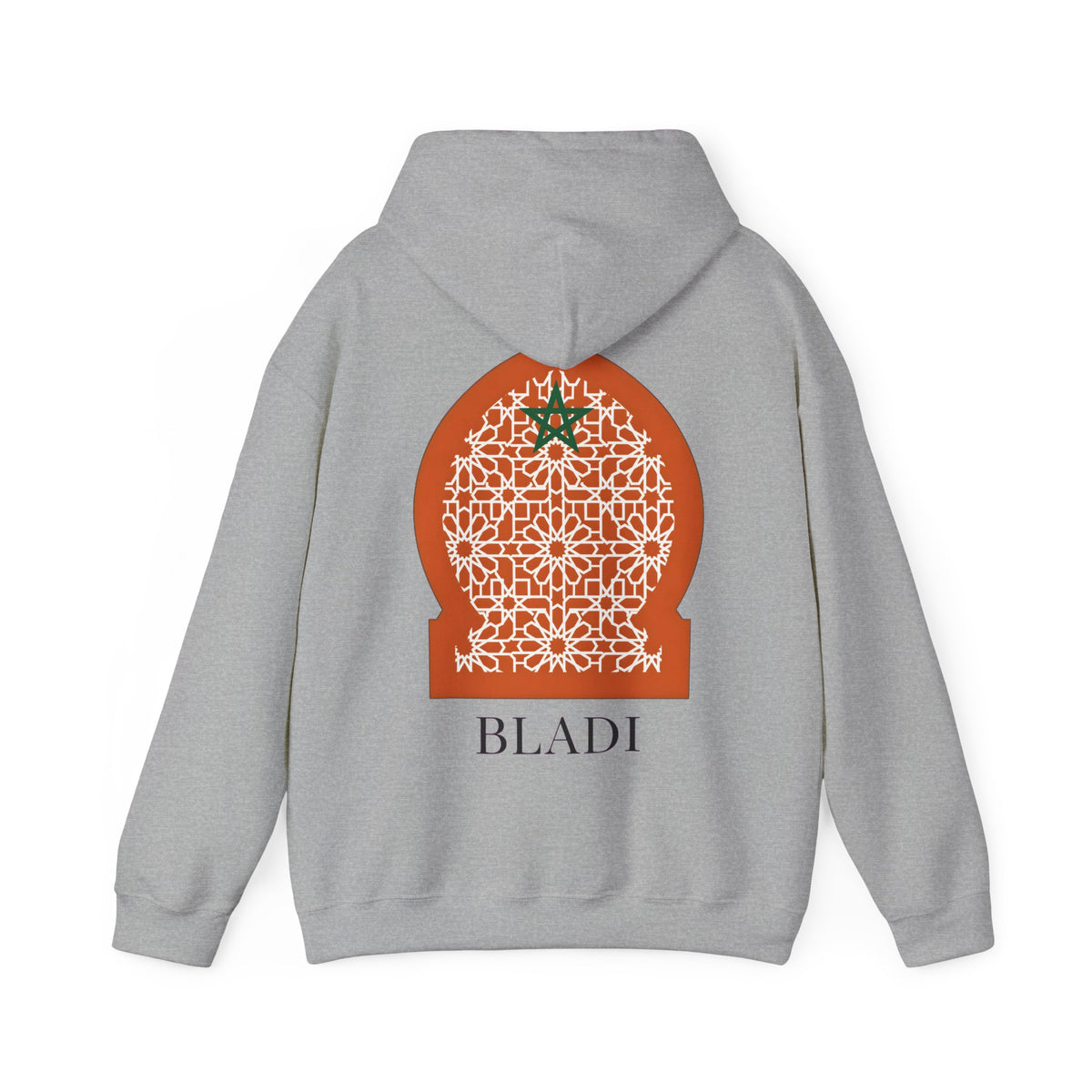 Sweat à capuche Bladi – Étoile et arche aux motifs marocains - LUMÏA
