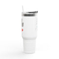 40oz Insulated Travel Mug — "Bzzaf 3la Mok L'Mghrib" Moroccan Pride Tumbler
