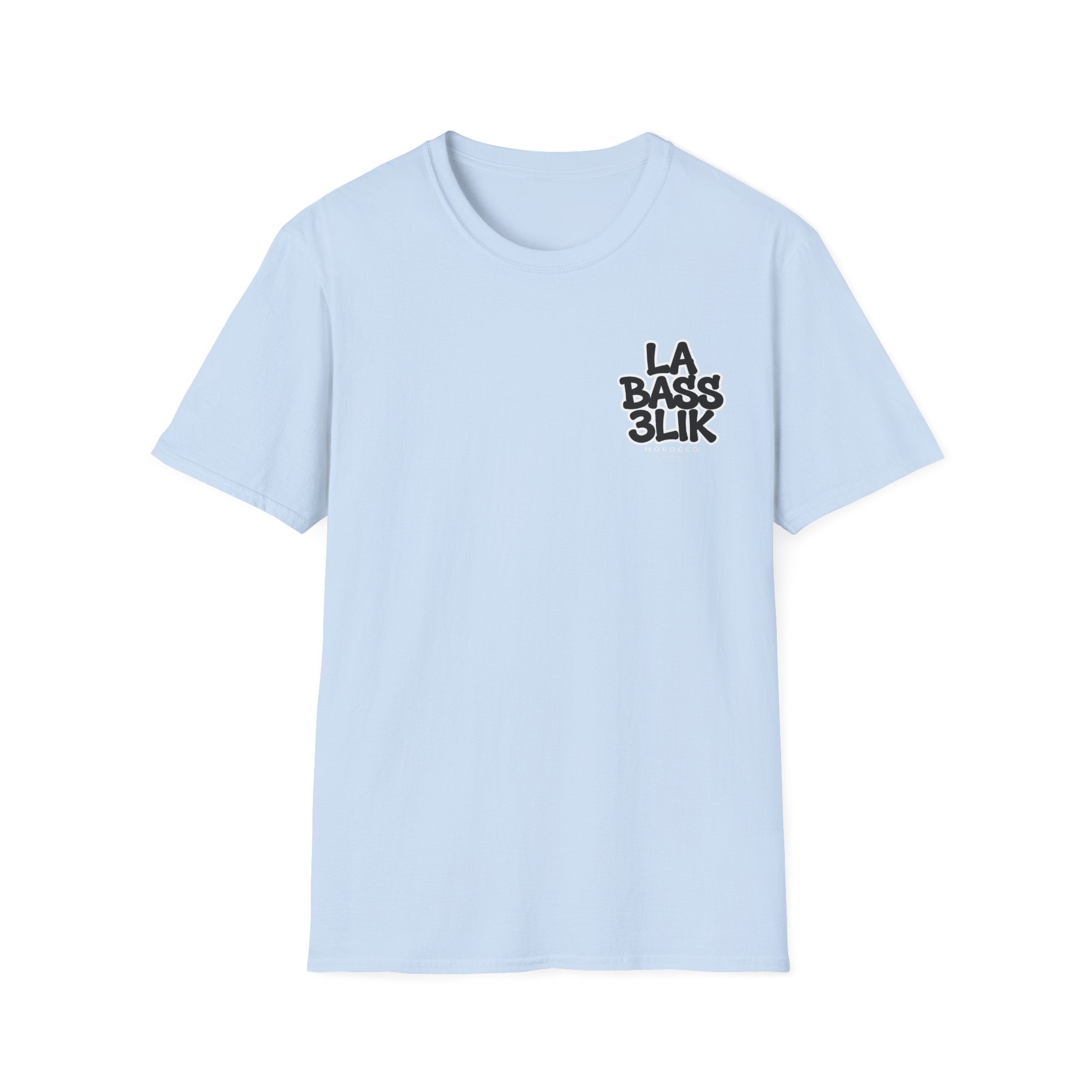 La Bass3lik Graphic T-Shirt — Moroccan Streetwear Chest Logo