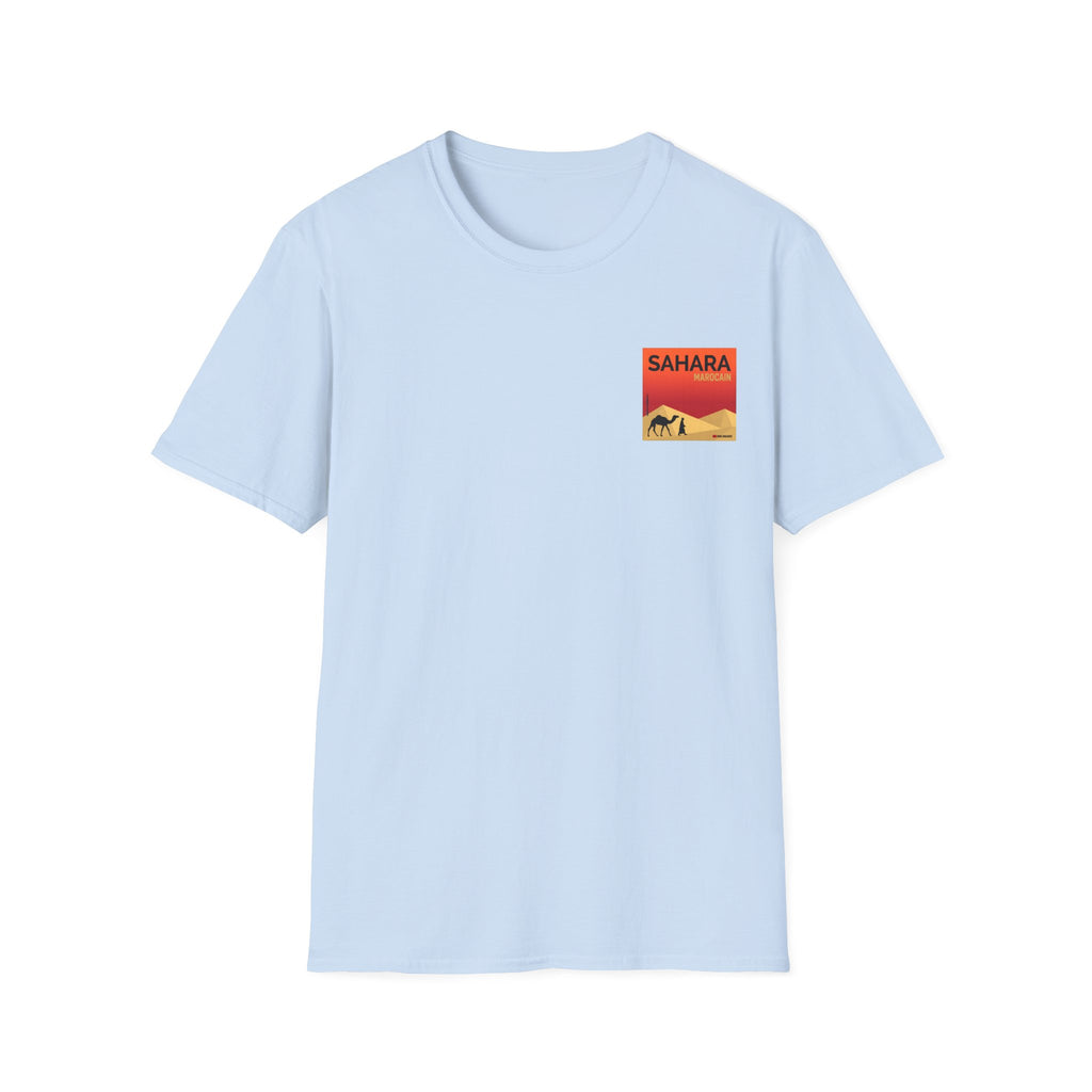 Sahara Desert Camel Pocket Graphic T-Shirt - LUMÏA