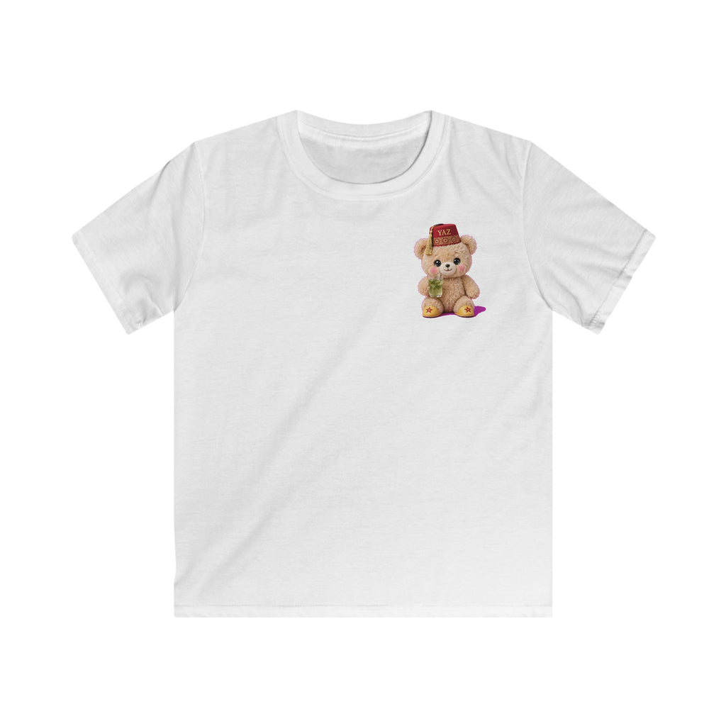 T-shirt enfant ours au fez marocain
