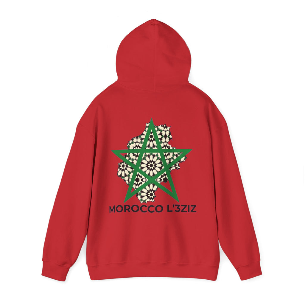 Sweat à capuche L’3ziz – Étoile et mosaïque marocaine - LUMÏA