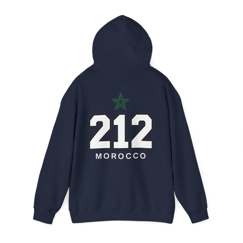 Hoodie Morocco 212 — Sweat à Capuche Vintage Numéro Maroc - LUMÏA