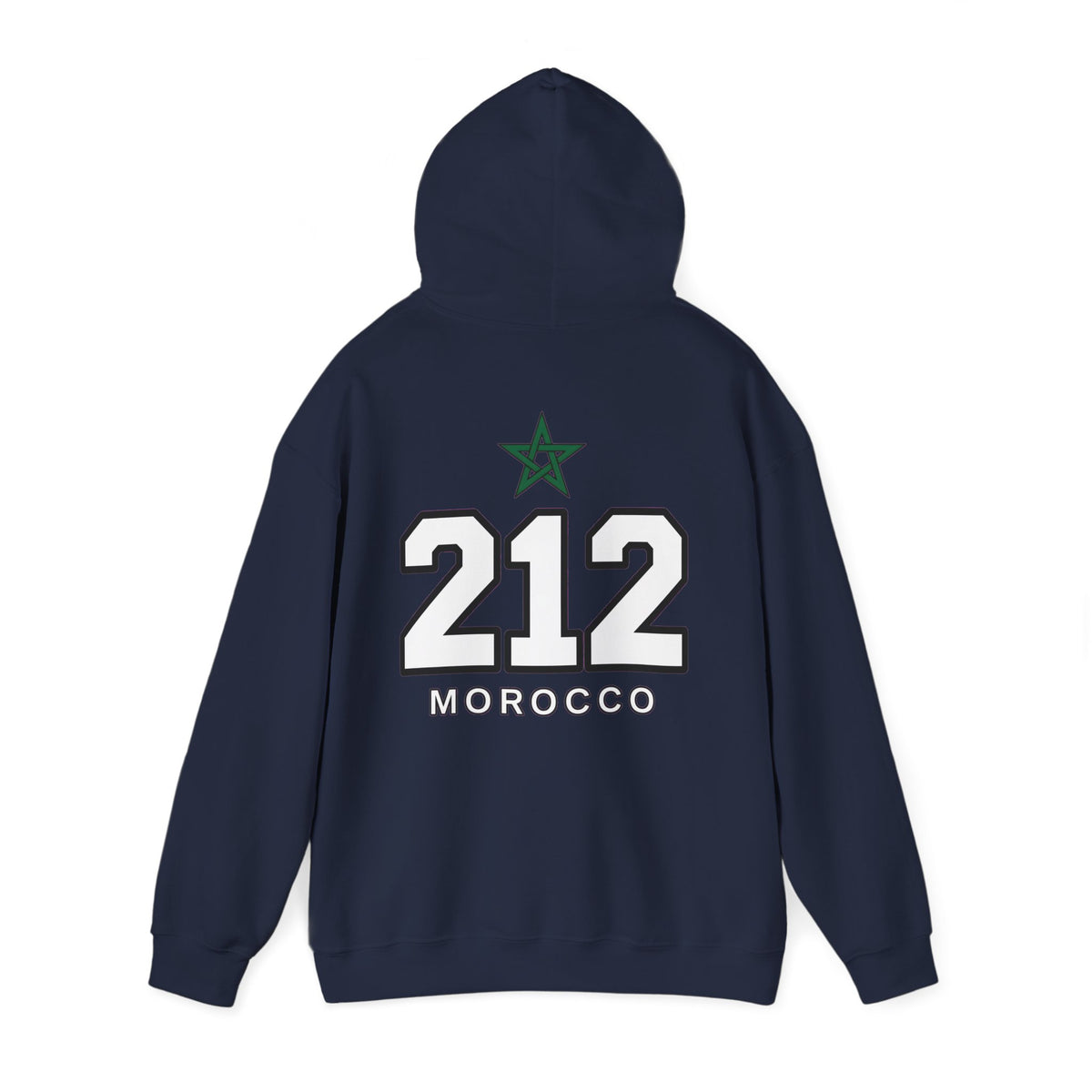Hoodie Morocco 212 — Sweat à Capuche Vintage Numéro Maroc - LUMÏA