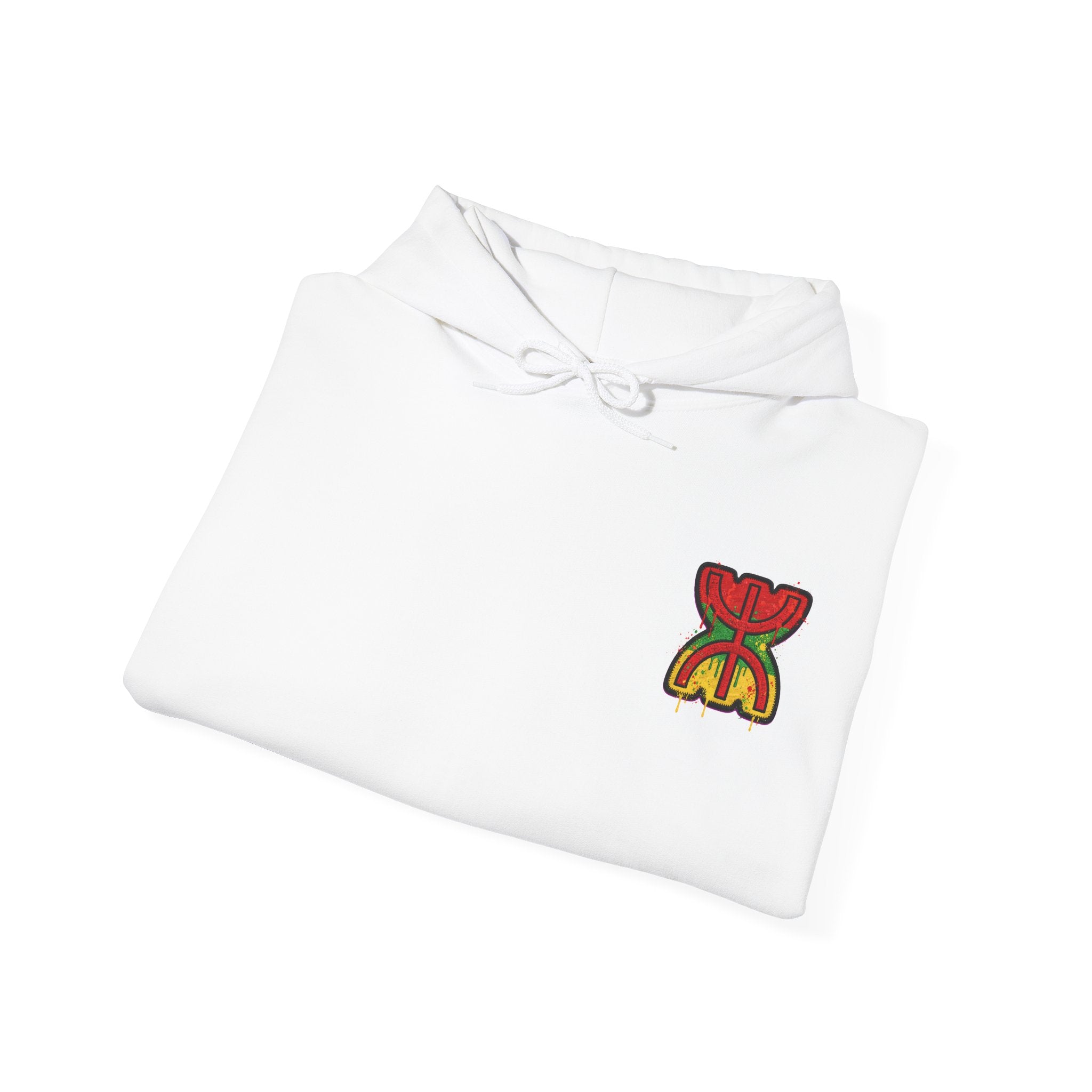 Rasta Graffiti Hoodie — Reggae Color Drip Pullover - LUMÏA