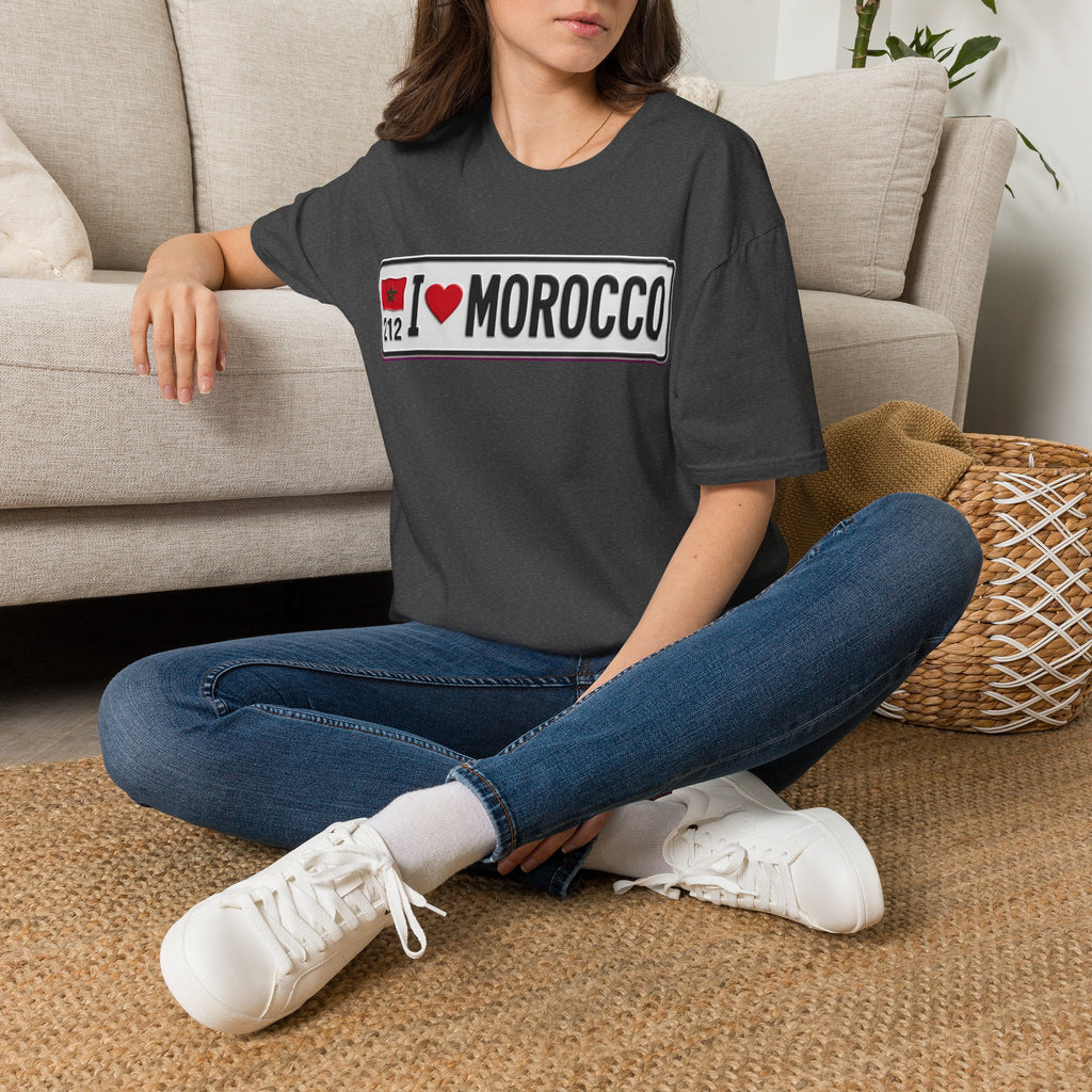 I  Morocco T-Shirt — Passport Plate Travel Tee