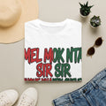 Mel Mok Nta Sir Sir Graphic Tee – Bold Red & Green Statement T-Shirt
