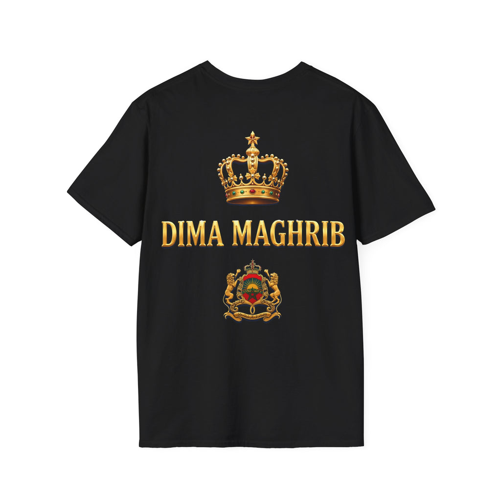 Morocco Coat of Arms Chest Emblem T-Shirt — Moroccan Crest Tee - LUMÏA