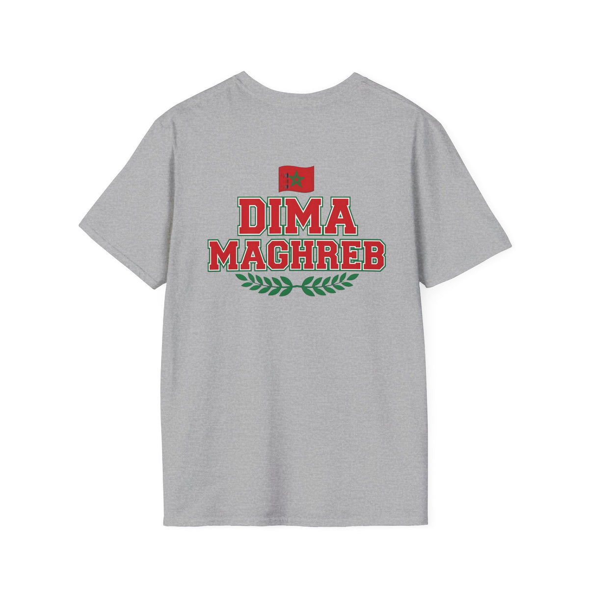 T-Shirt Logo Cœur Dima Maghrib — Fierté Nord-Africaine Casual - LUMÏA