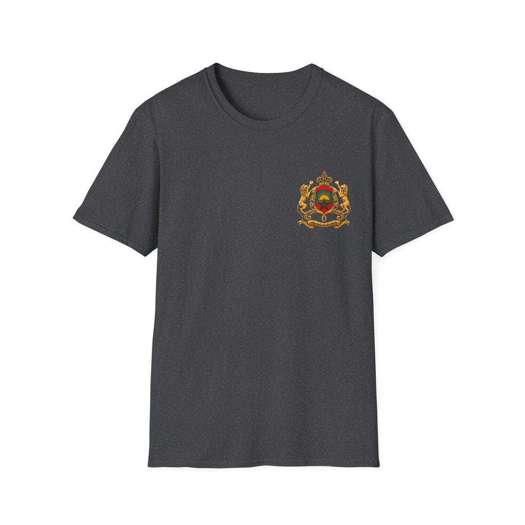 Moroccan Royal Crest Chest Logo T‑Shirt