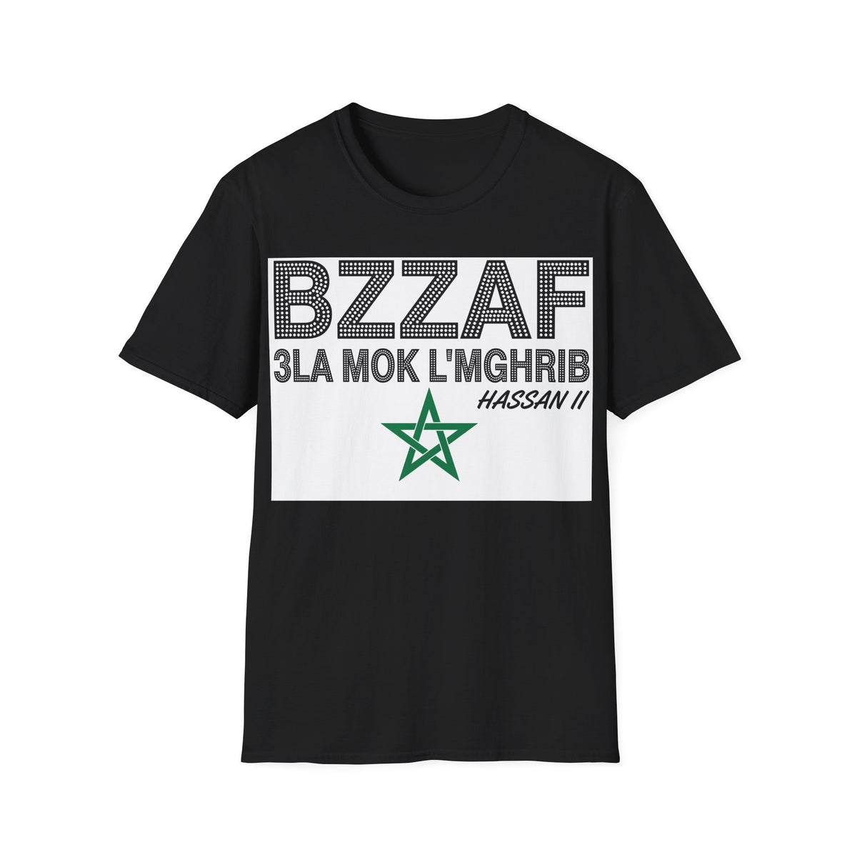 BZZAF 3LA MOK L’MGHRIB T-Shirt — Moroccan Pride Graphic Tee - LUMÏA