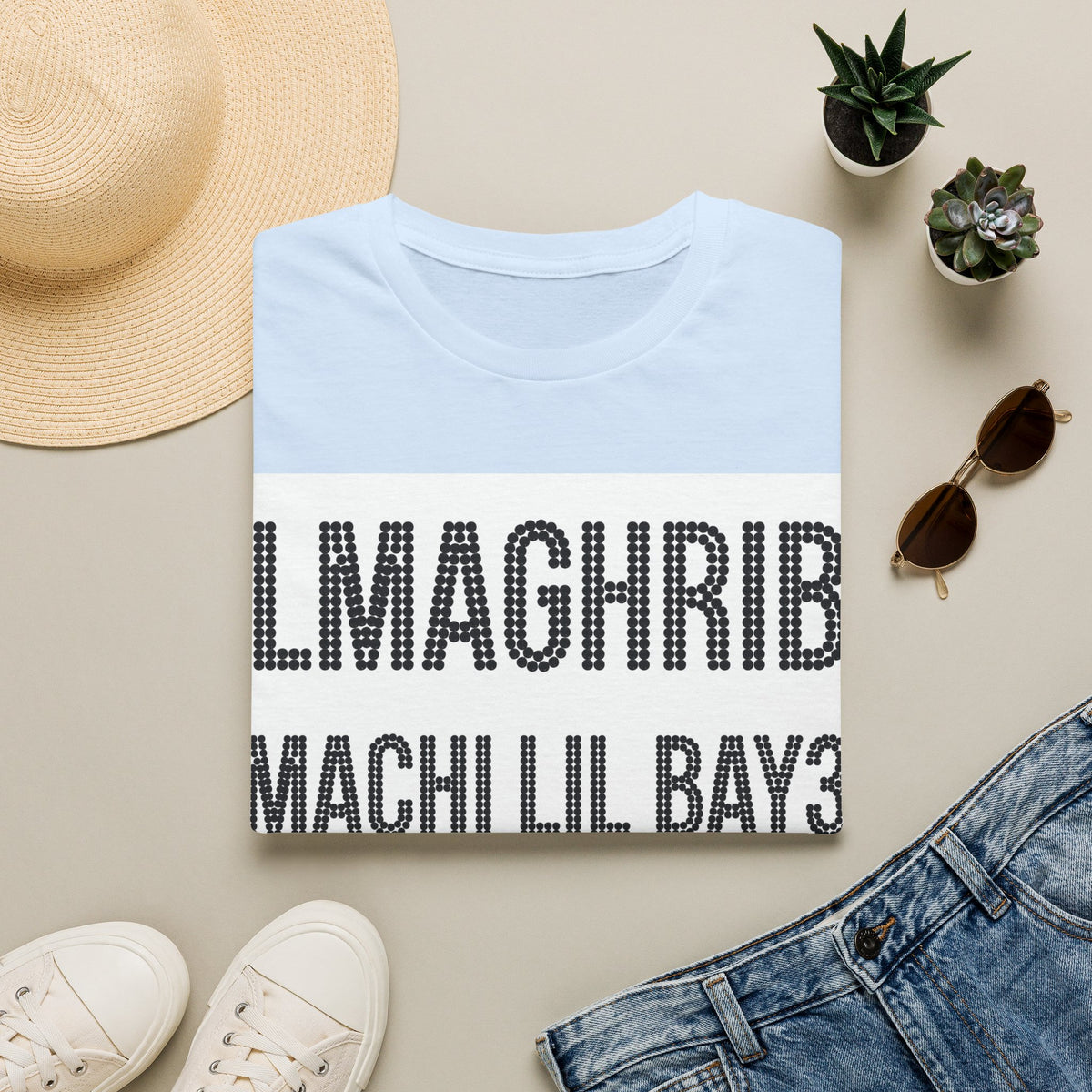 Moroccan Archway T-Shirt — Palm & Mosaic Graphic Tee - LUMÏA