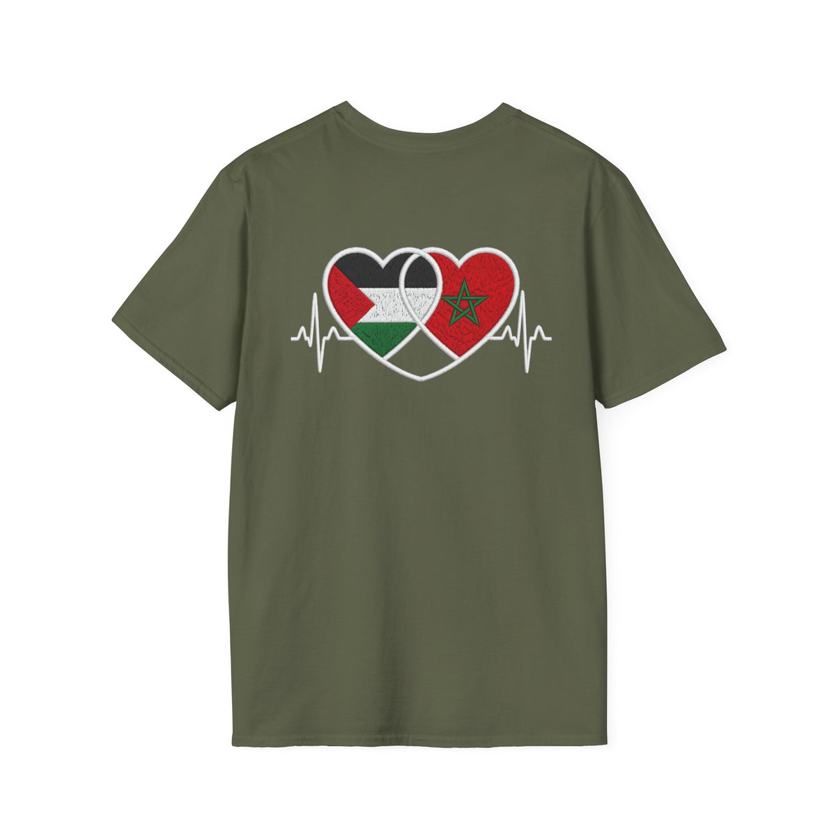 T-shirt Cœurs Maroc Palestine - LUMÏA
