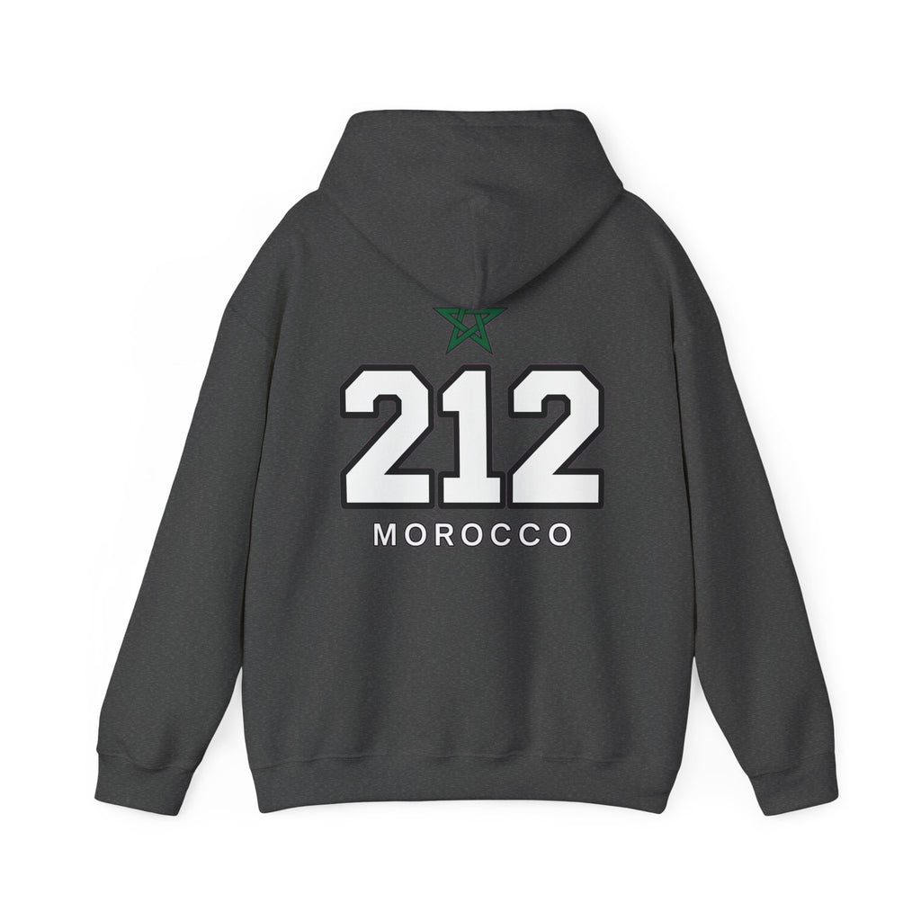 Hoodie Morocco 212 — Sweat à Capuche Vintage Numéro Maroc - LUMÏA