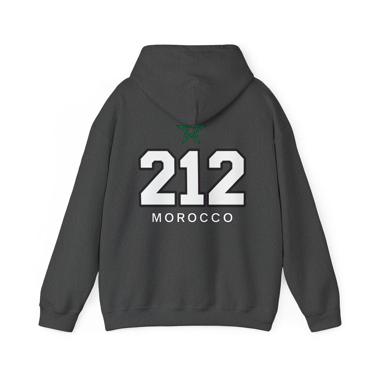 Hoodie Morocco 212 — Sweat à Capuche Vintage Numéro Maroc - LUMÏA