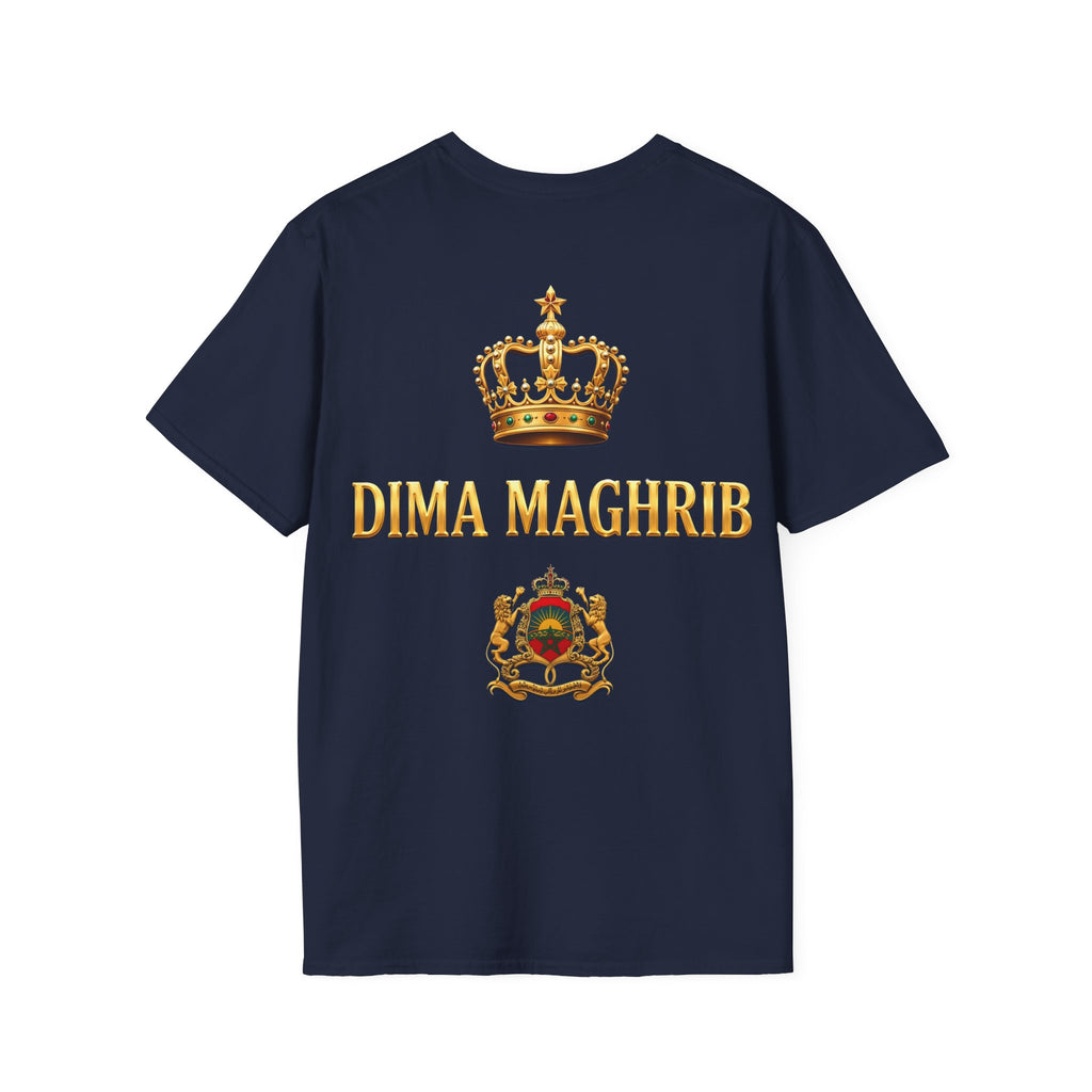 Morocco Coat of Arms Chest Emblem T-Shirt — Moroccan Crest Tee - LUMÏA