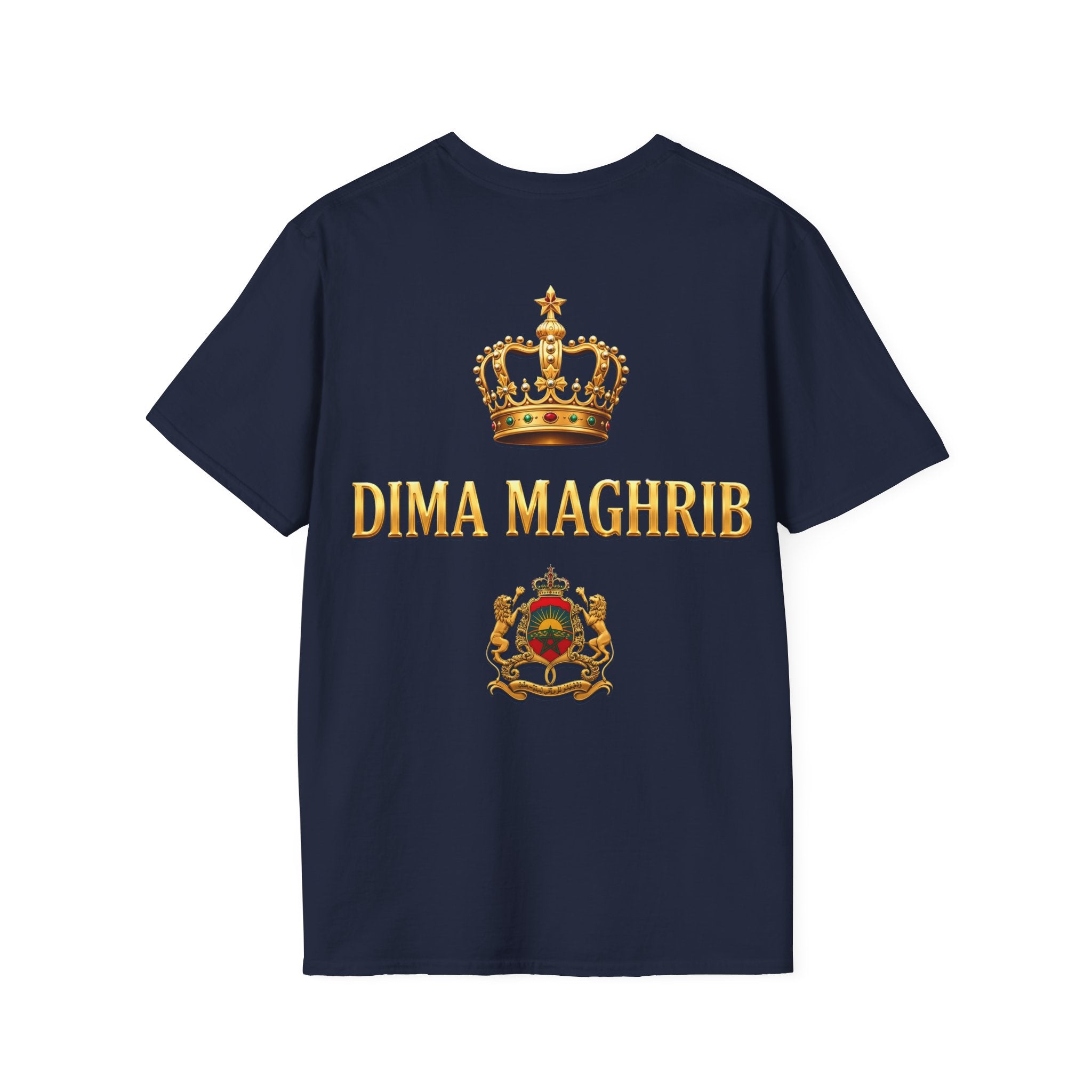 Morocco Coat of Arms Chest Emblem T-Shirt — Moroccan Crest Tee - LUMÏA