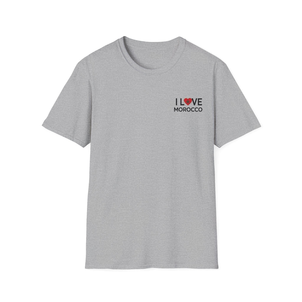 T-shirt I Love Morocco – Coeur minimaliste