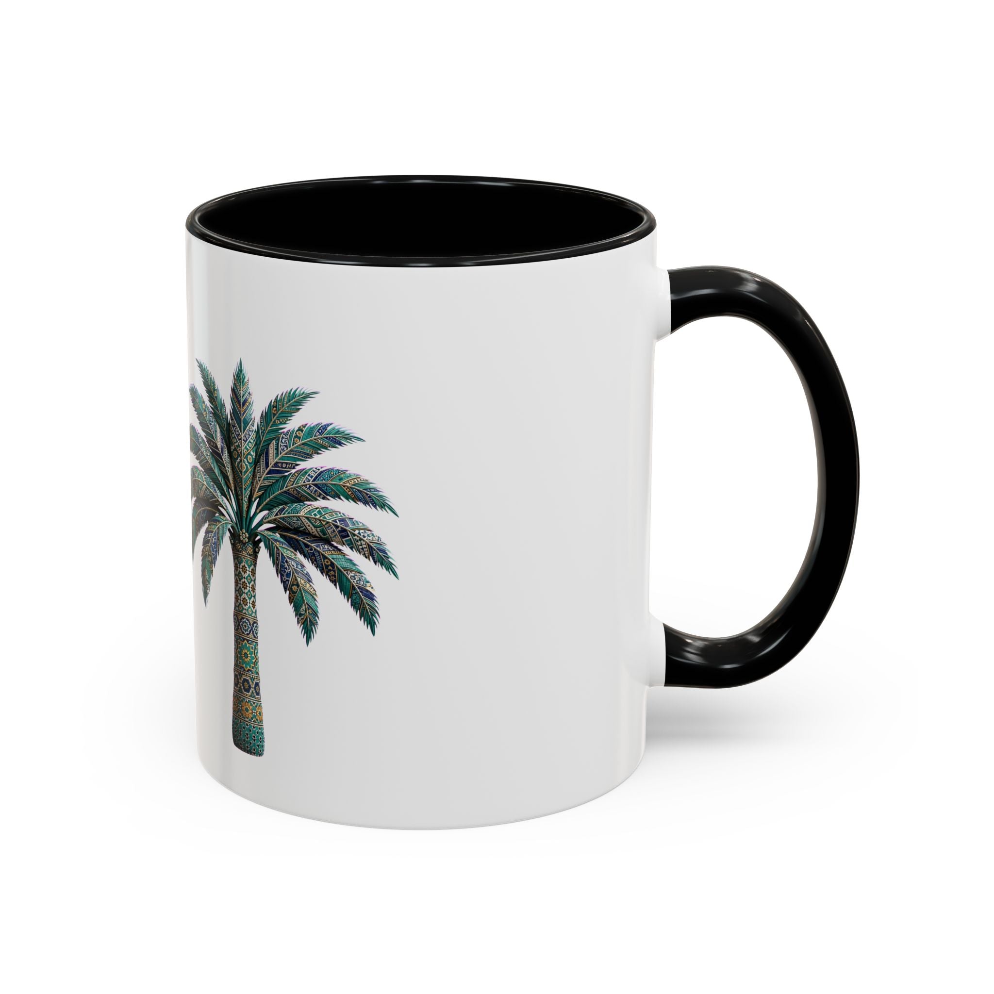 Boho Camel & Palm Accent Coffee Mug – 11/15oz Rustic Desert Travel Tea Cup