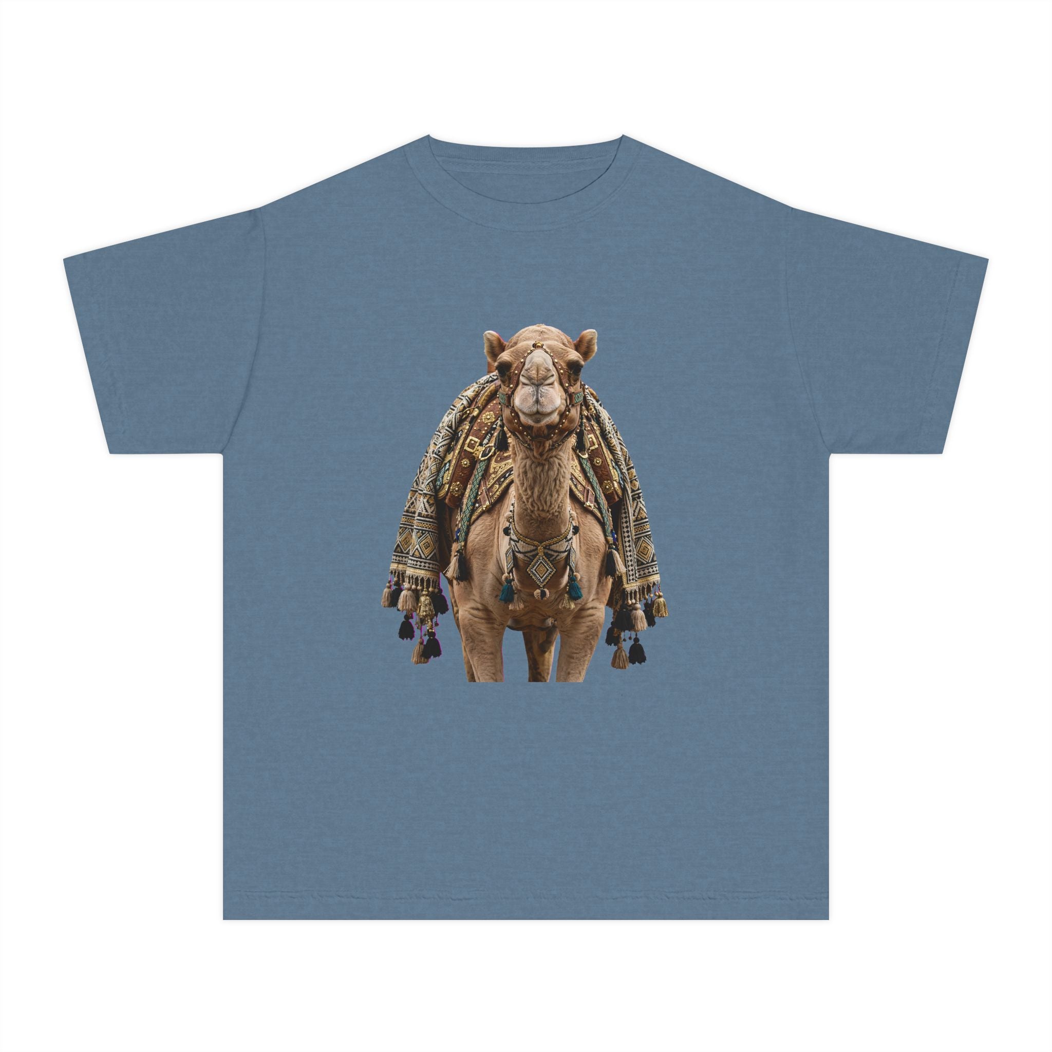 Youth Tee — Cute Camel Graphic Shirt (Boho Desert Vibe)