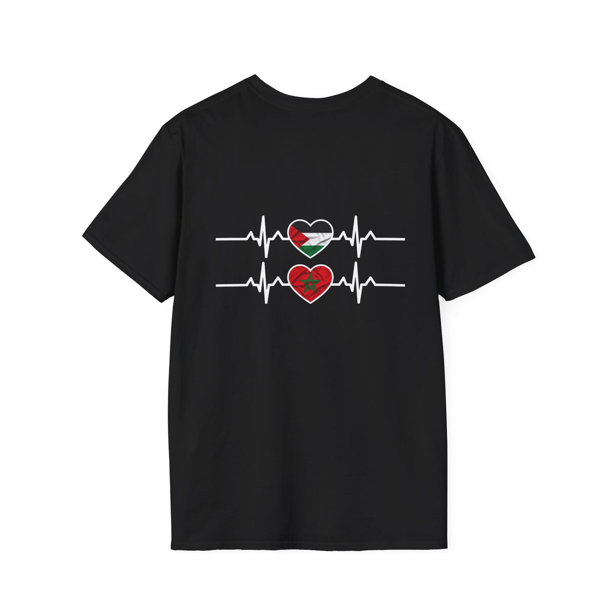T-shirt Battement de cœur Maroc Palestine - LUMÏA