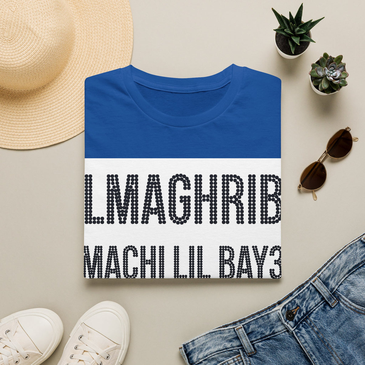 Moroccan Archway T-Shirt — Palm & Mosaic Graphic Tee - LUMÏA