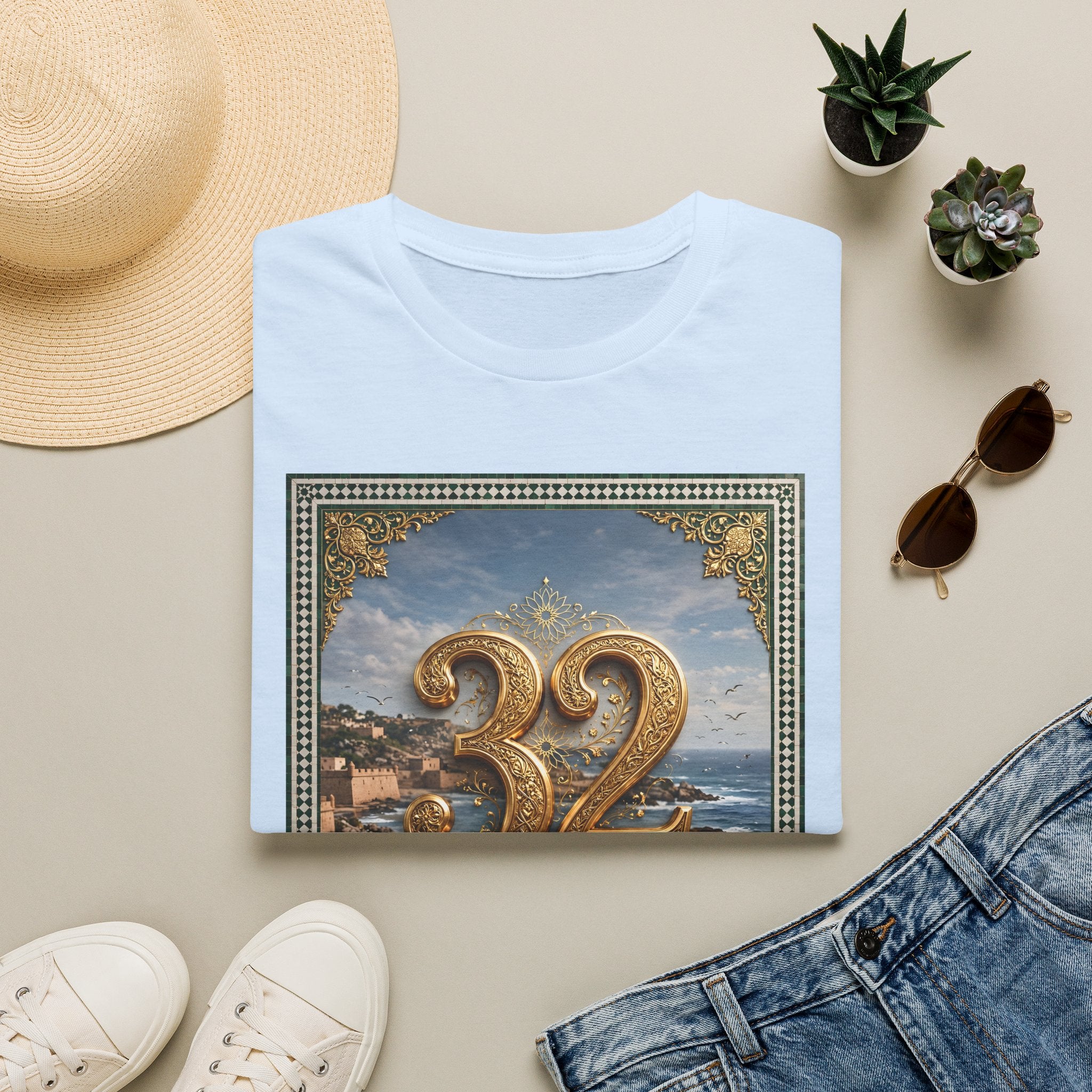 32 Escovinna Vintage Coastal T-Shirt