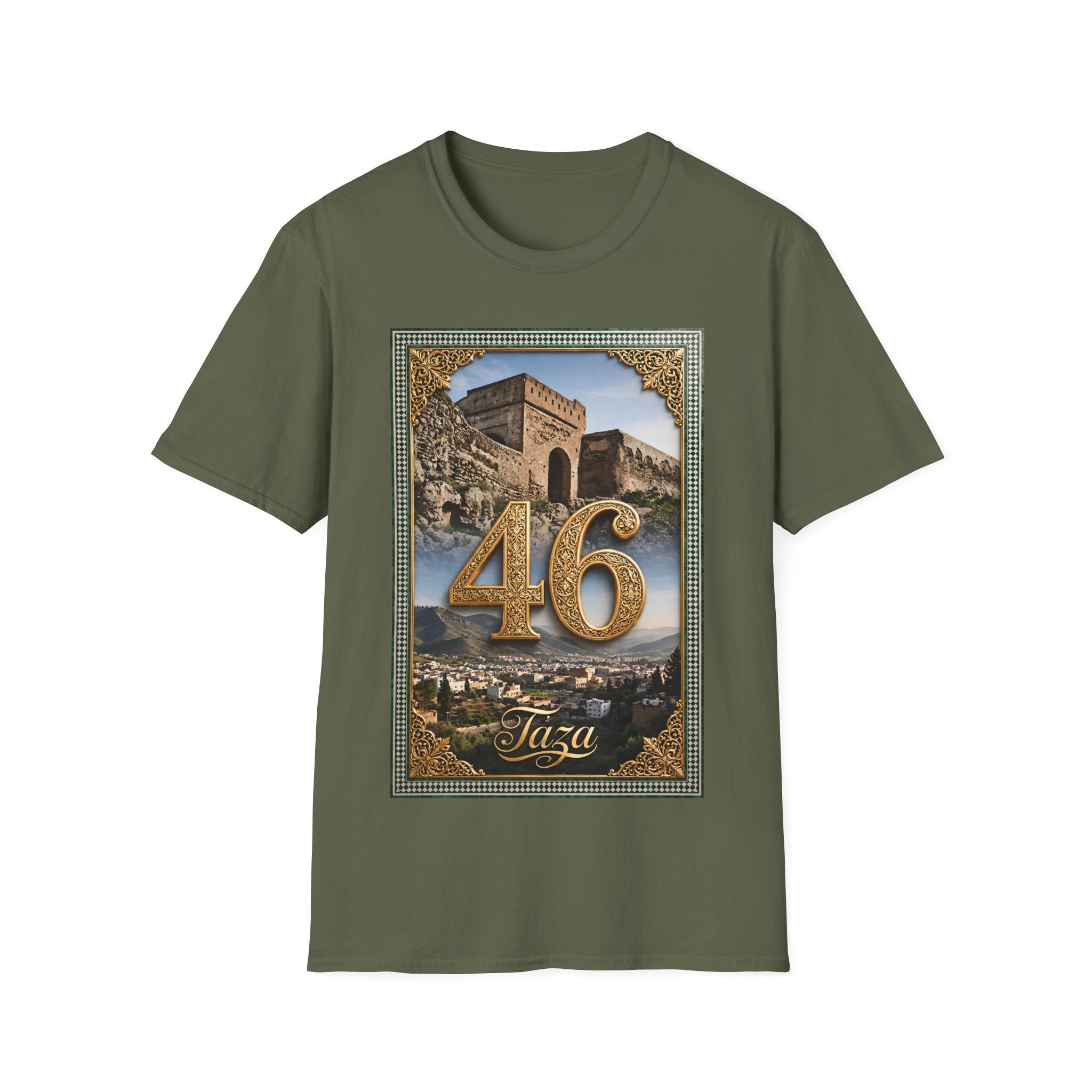 46 Meknès Ramparts T-Shirt — Moroccan Ancient Walls Graphic Tee - LUMÏA