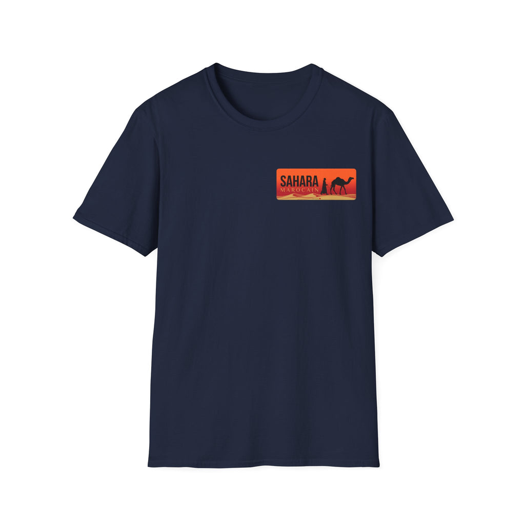 Sahara Morocco Sunset T-Shirt — Desert Camel Graphic Tee - LUMÏA
