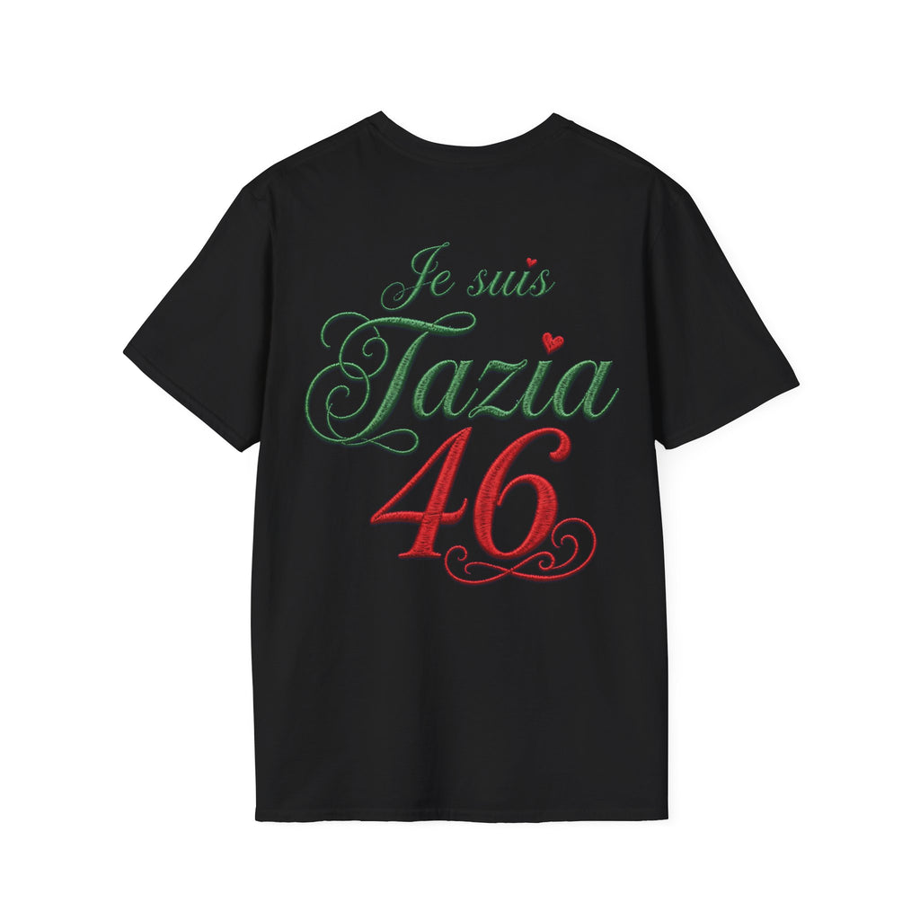 T-Shirt « Je suis Tazia 46 » — Tee Casual Français-Arabe LUMÏA - LUMÏA