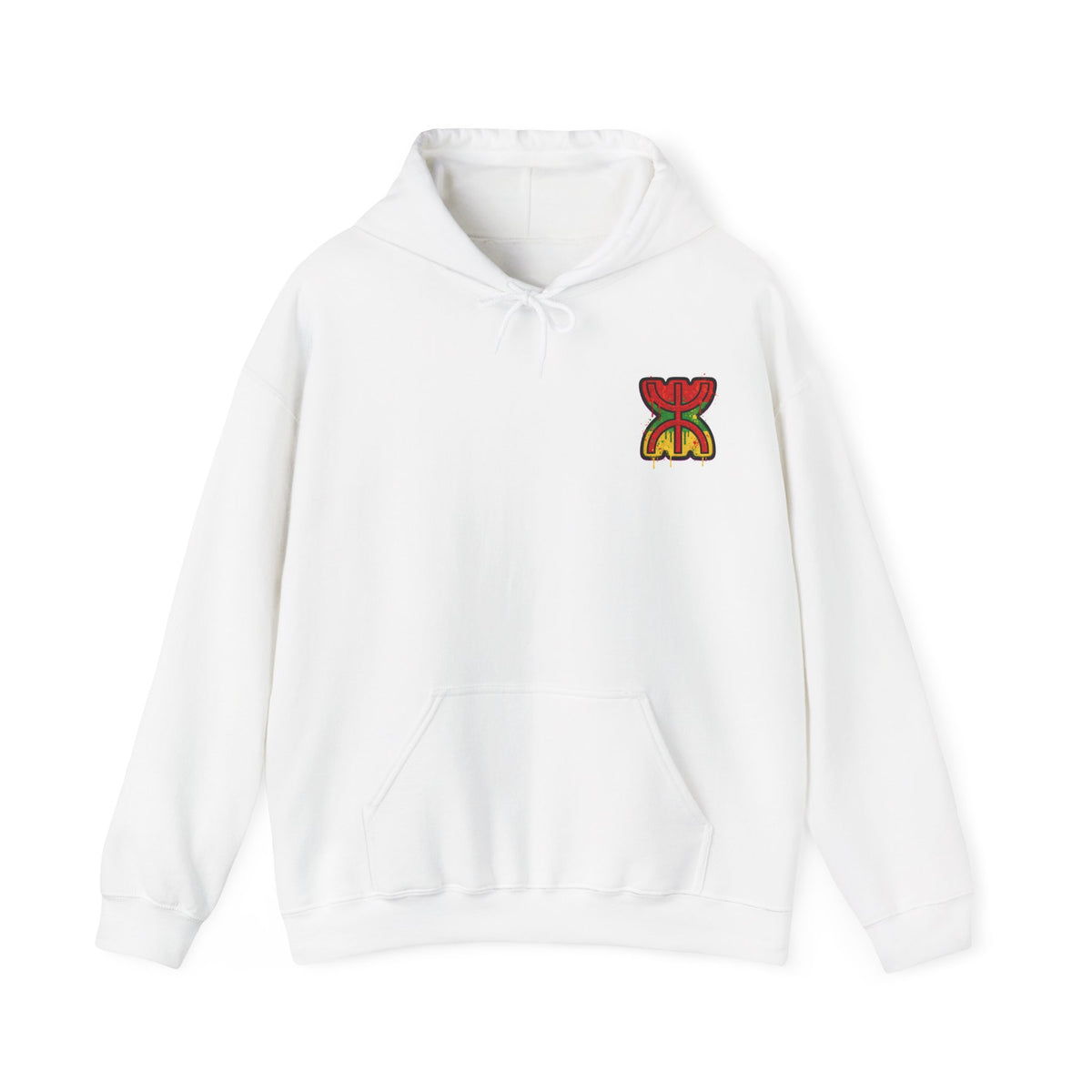 Rasta Graffiti Hoodie — Reggae Color Drip Pullover - LUMÏA