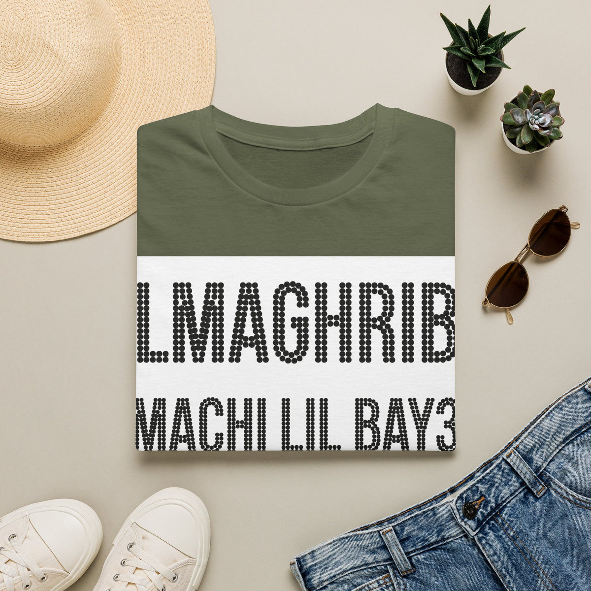 Moroccan Archway T-Shirt — Palm & Mosaic Graphic Tee - LUMÏA