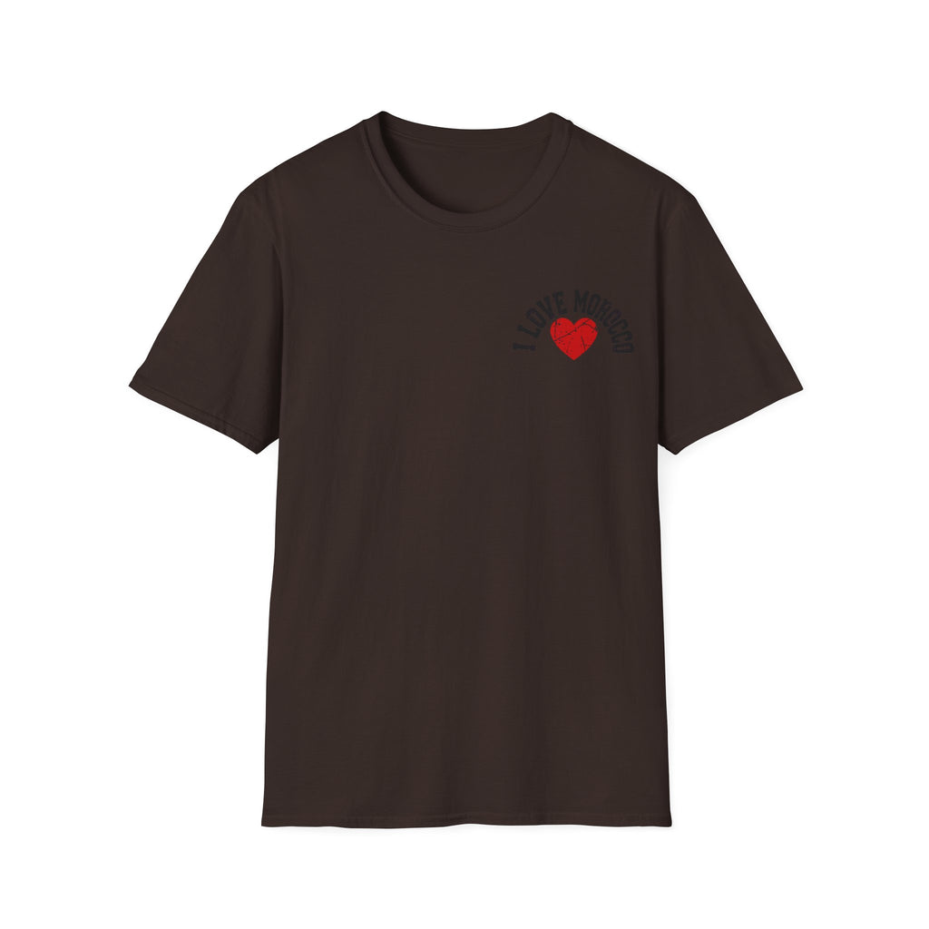 I Love Morocco Heart T-Shirt — Casual Travel Souvenir Tee