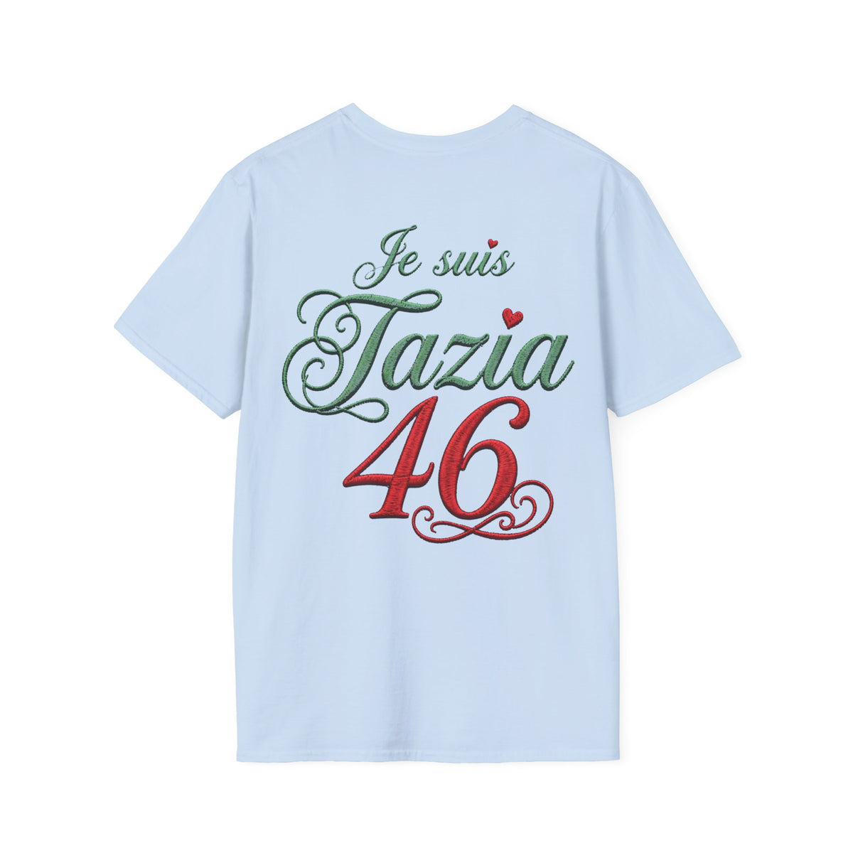 T-Shirt « Je suis Tazia 46 » — Tee Casual Français-Arabe LUMÏA - LUMÏA